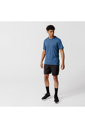 Decathlon Kalenji Erkek Koşu Şortu - Siyah - KIPRUN Run 500 Dry