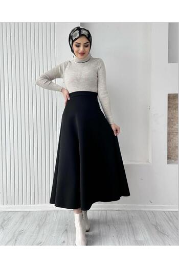 modasusev Fusta evazată hijab de scuba