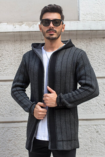Valiberta Smoked Men's Archer Poncho Cardigan