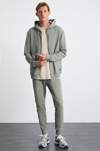 GRIMELANGE Hans Men's Green Sweatpants