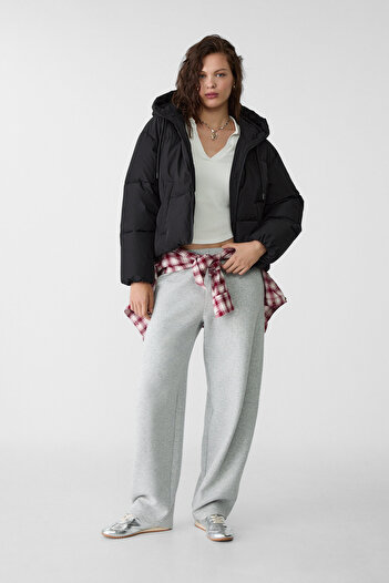 Stradivarius Oversize puffer jacket with hood