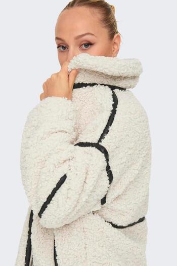 ONLY 15322440 Γυναικείο μπουφάν Onlparis Teddy Jacket Life Otw Cc