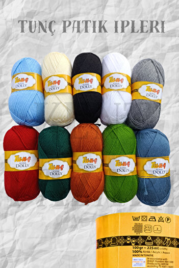 Kent Pazarı 10 τεμάχια Baby νήματα -225m 100gr Μικτό χρώμα Μποτάκια Σετ νήματα Κασκόλ