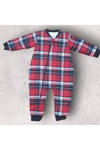 Tosyalı Burak Bebe Lumberjack Fabric Lining Cotton Winter Baby & Kids Sleeping Bag