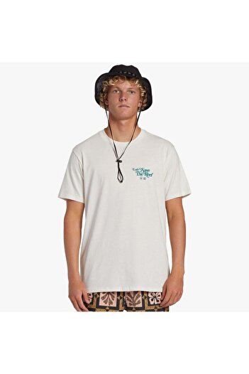 BİLLABONG Billabong Abyzt02335 Cglets - Men's White T-Shirt, Savethe Reef SS