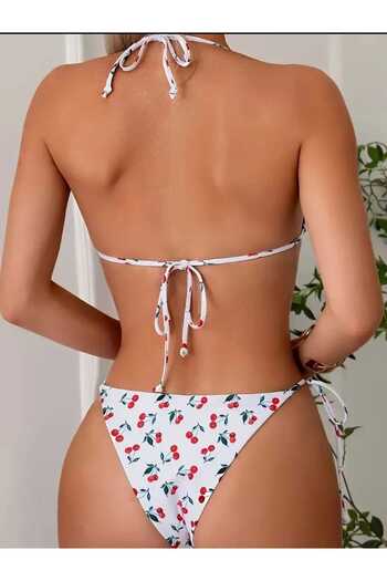 bikinistan Ellami Cherry Print Bikini Set