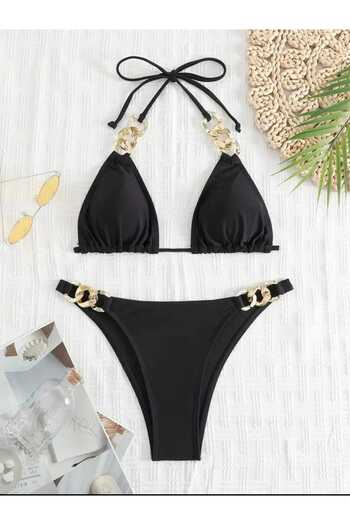 bikinistan Chain Detailed Bikini Model