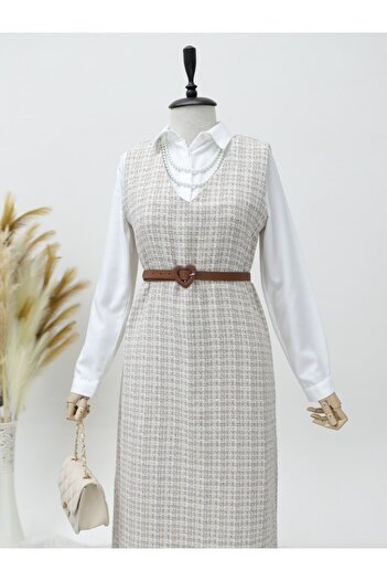 HİJABAYA V-Neck Tuvit Gilet