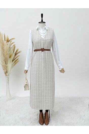 HİJABAYA V-Neck Tuvit Gilet