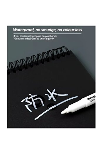 BEYZANA White Pen Permanent Pen