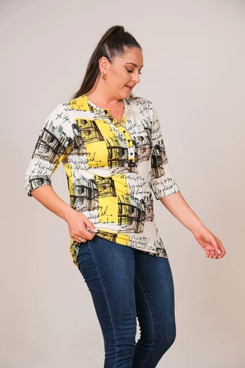 Lady Majestic Γυναικείο T-shirt μεγάλου μεγέθους