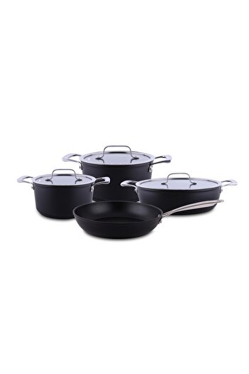 AROW Leaf Casting 7 Piece Pot Set