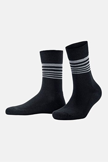 Tchibo Women 1 Pair Stripe Running Socks, Black