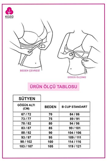 koza iç giyim Kadın Dolgusuz Dantelli Straplez Sütyen