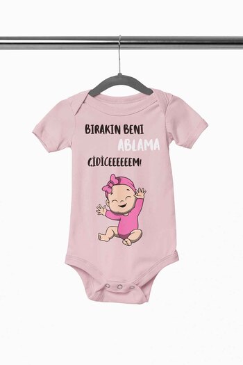 qoeuyl boutique Gidicem Printed Short Sleeve Bodysuit for Baby Girl - Bodysuit - Athlete with Snap Fasteners