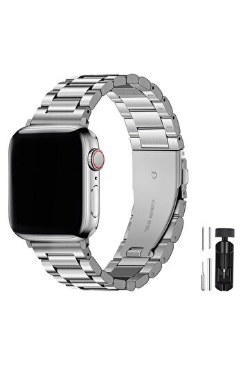 Fibaks Apple Watch 2-9 Stainless Steel Watch Band - 38/40/41 mm Strap Bracelet