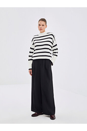 LC Waikiki LCW Elastic Waist Comfortable Fit Women's Trousers