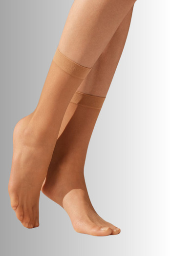 Katia&Bony Women's 15 Denier Skin Colored Socks