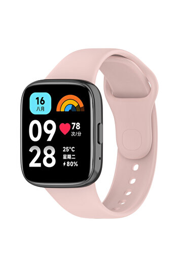 Fibaks Xiaomi Redmi Watch 3 Active Compatible Band Smart Watch Bracelet Band Soft Silicone Strap