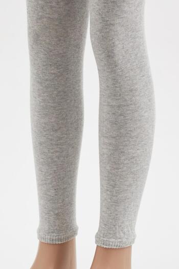 Katia&Bony Children's Cotton Tights Gray Melange