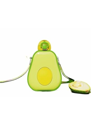 MİMOZA PARK 600ml Water Bottle - Cute Avocado String and Hangable Water Bottle