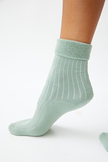 Katia&Bony Green Women's Towel Socks