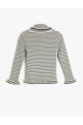 Koton Pulover cu gât țesut Camisole Volane Detaliat Texturat moale