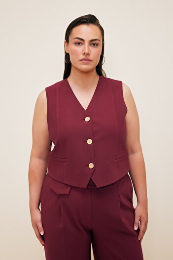 Love My Body Pocket Detailed Vest