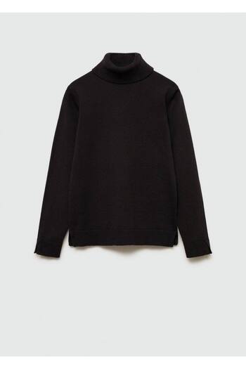 MANGO Kids Turtleneck Knitted Sweater