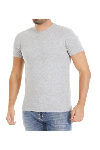 YILDIZ 55 Men's Ribbed Short Sleeve Doctor Collar T-Shirt Underwear 6 Pieces
