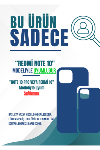 cepmoda Xiaomi'Redmi Note 10' Case - Frosted Transparent with Stand Ring Colored Sides Ringcover - Red