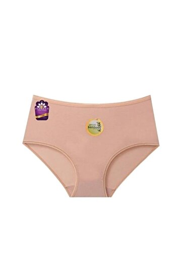 Papatya 2572 WOMEN'S HIGH WAIST BAMBOO PANTY 6 PIECES
