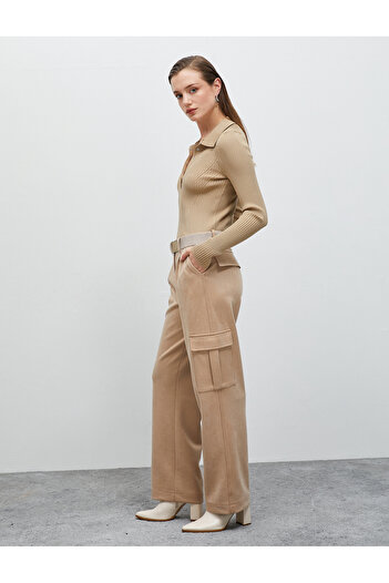Koton Belted Pocket Cargo Pants