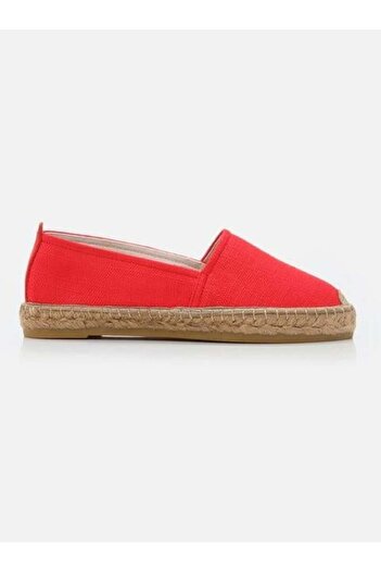 Su Espadril Aileen Kırmızı Kadın Düz Espadril
