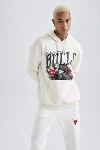 DeFacto A7270 Φούτερ NBA Chicago Bulls Boxy Fit
