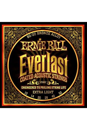 Ernie Ball P02560 10-50 Coated Acoustic Guitar String