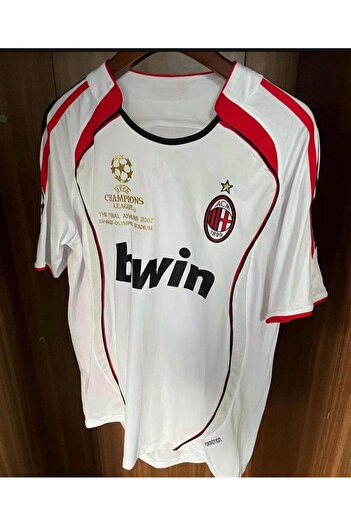 HS HAKAN SPOR Μπλουζάκι Mquelini White Retro Jersey