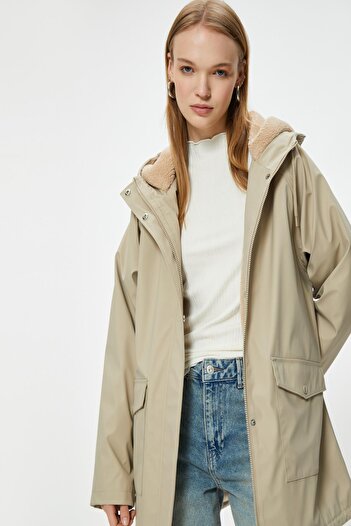 Koton Beige Young Coat 5Wal00004Iw