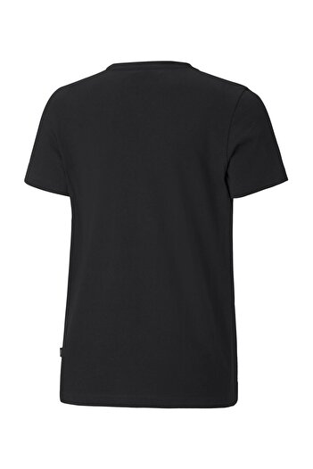Puma Boys' T-Shirt - Cotton, plain, logo print, round neck