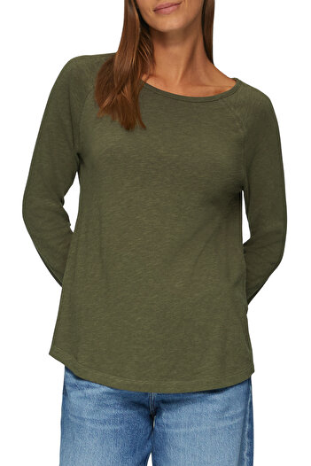 s.Oliver Regular Fit Crew Neck Jersey - Soft Material