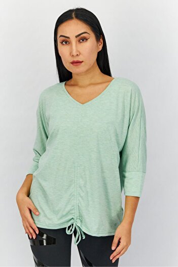 Tchibo Women Sportswear Fit Yoga Top, Mint Green