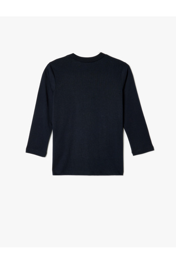 Koton Batman Licensed hosszú ujjú pamut póló - Crew Neck