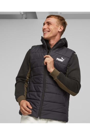 Puma Essential Padded Vest 848939-01 Men's Casual Style Jacket Men's Vest Black