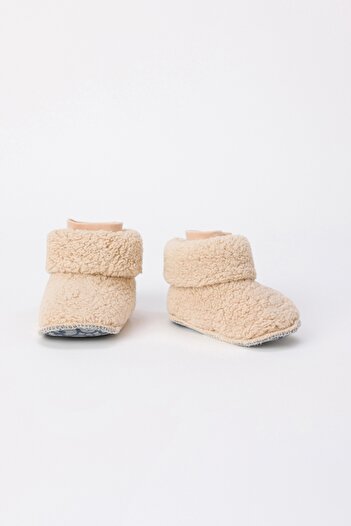 Woody Velsoft Booties-Boo 127-Cream Colored Booties