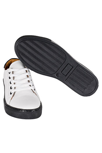 NOOSY Siyah - Hakiki Deri Unisex Sneaker