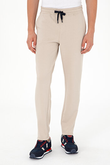 U.S. Polo Assn. Ανδρικό πέτρινο παντελόνι 50289055-VR049