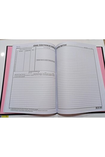 Kocaoluk Zümre Teachers Board Decision Notebook (100 Sheets)