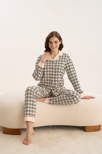 Sevim 16089 SET PIJAMA Nasturi