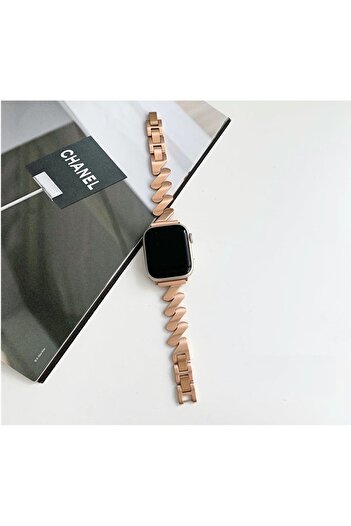 PSGT Watch 2/3/4/5/6/7/8/9/se 42-44-45-46-49 Mm S10(46MM) Uyumlu Metal Paslanmaz Çelik Zigzag 42