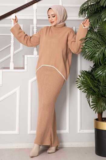 EBRUTESETTÜR Shepherd's Stitched Crop Dress